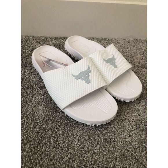 Under Armour x Project Rock Slip on Slides Men’s Size 10 - Picture 1 of 5